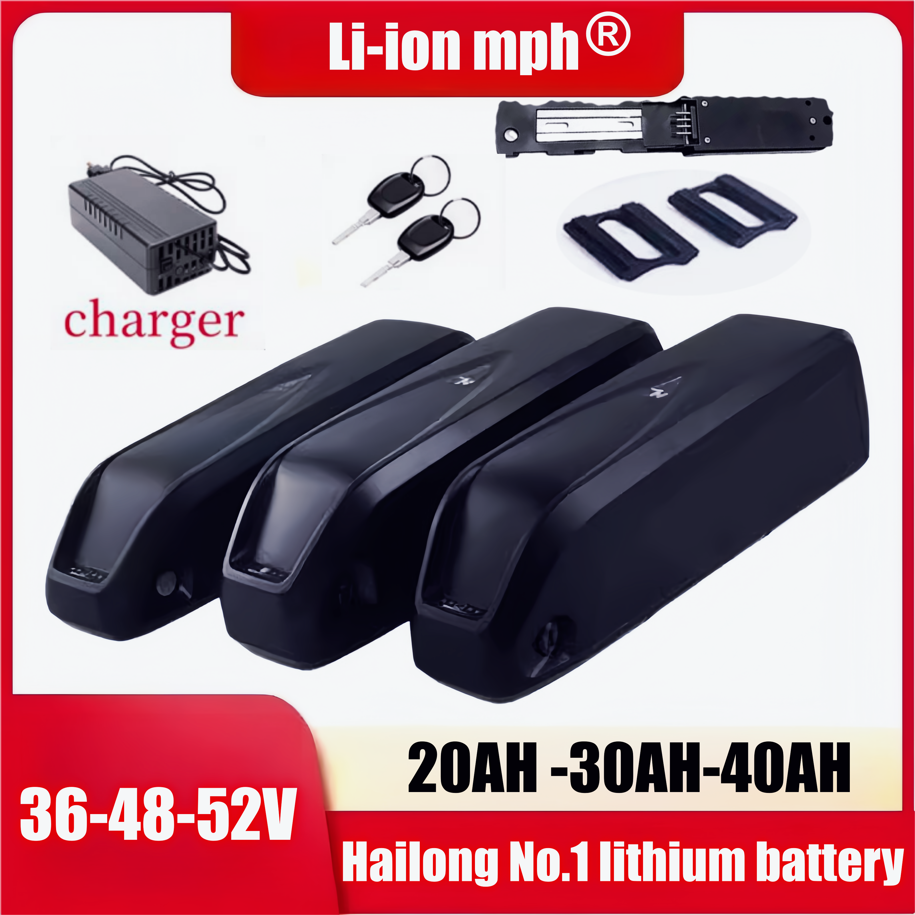 Mountain Biking Phoenix - 48V Hailong No.1 Type 2 lithium