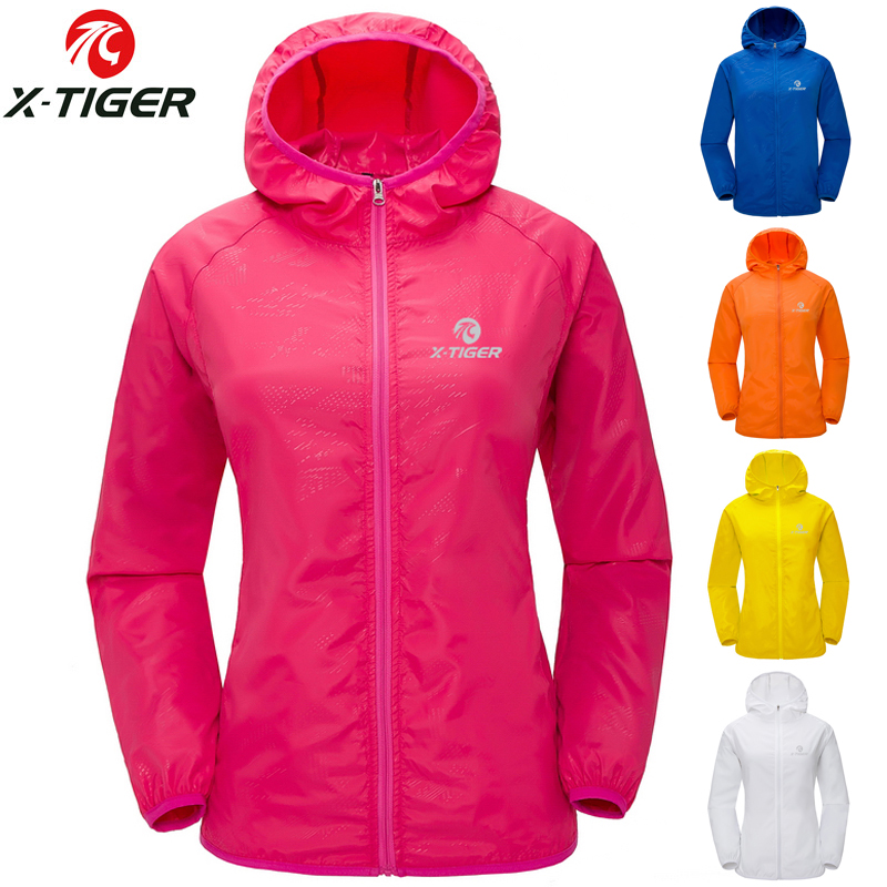 Mountain Biking Rain Jacket - X-TIGER Unisex Rain Coat Cycling Jersey
