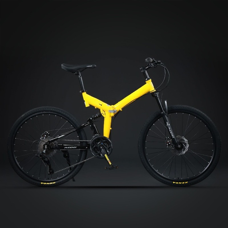 Mountain Biking Phoenix - Phoenix Folding Soft Tail Mountain Bike