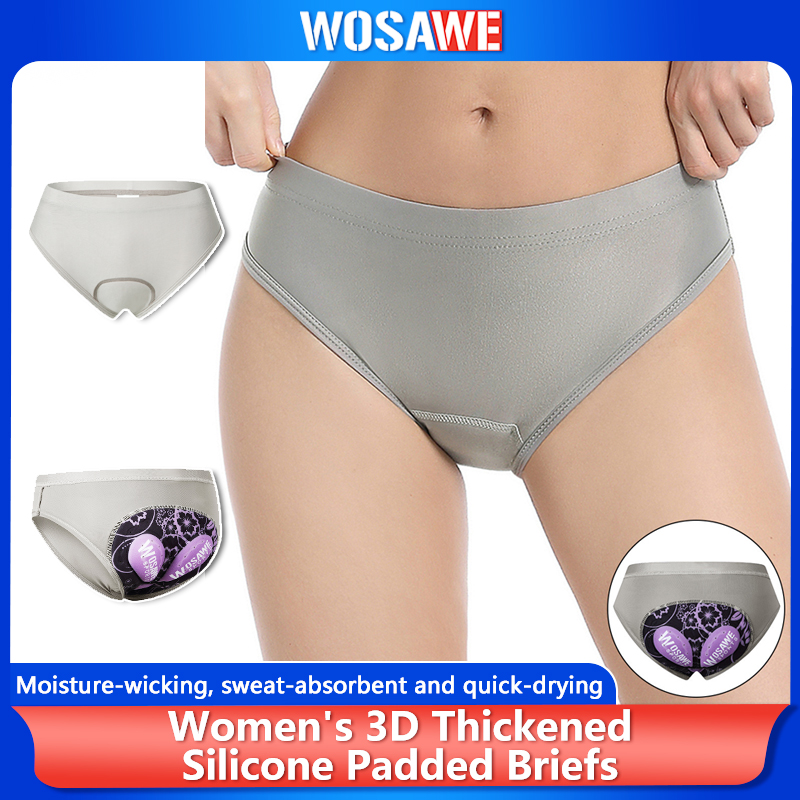 Mountain Biking Shorts Women - “WOSAWE Women’s Padded Cycling Shorts –