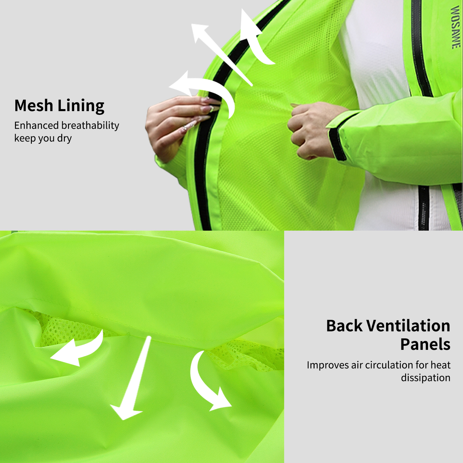 WOSAWE Women's Cycling Raincoa - Mountain Biking Rain Jacket 评论和价格