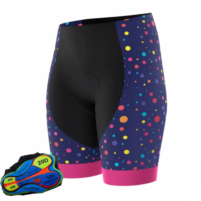 20D Gel Pad Bike Bib Tights Mt - Mountain Biking Shorts Women 评论和价格