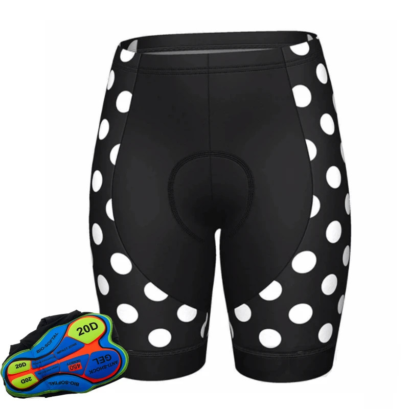 20D Gel Pad Bike Bib Tights Mt - Mountain Biking Shorts Women 评论和价格