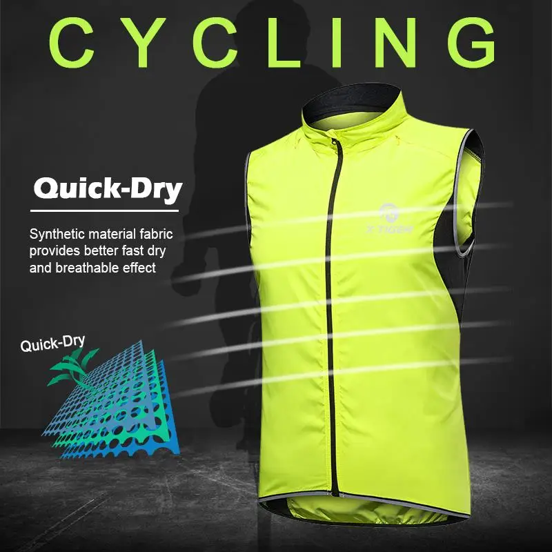 X-TIGER Windproof Cycling Vest - Mountain Biking Rain Jacket 评论和价格