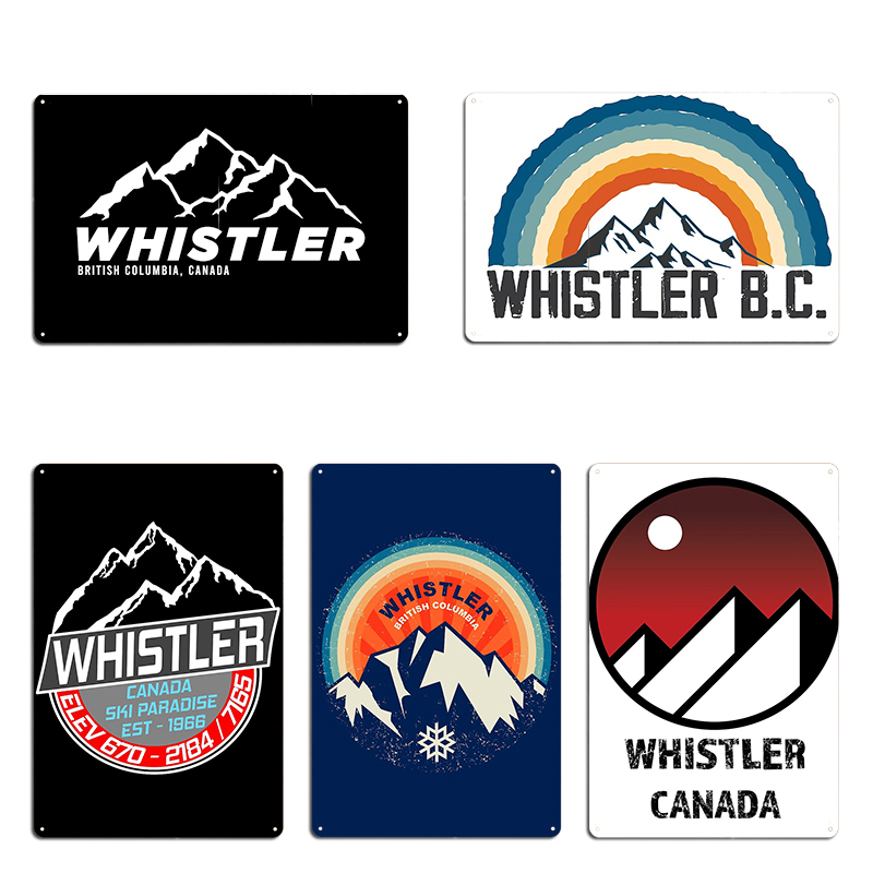 Retro Ski Whistler B.C Canada  - Mountain Biking Whistler 评论和价格