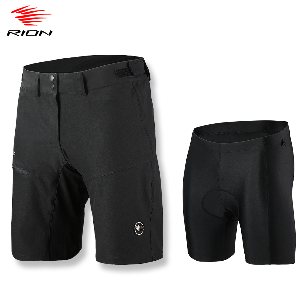 RION Men's Cycling Shorts Deta - Mountain Biking Outfit 评论和价格