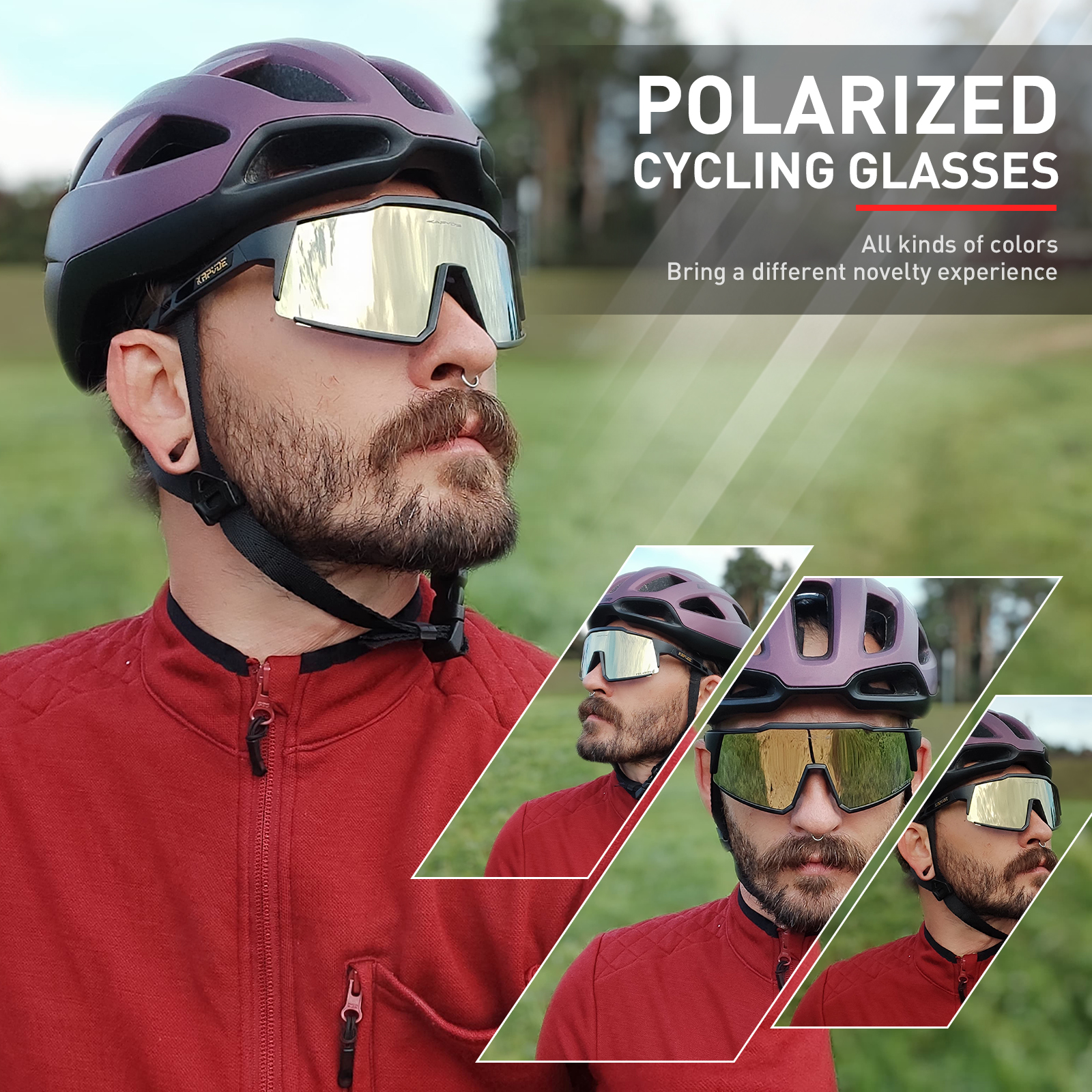 KAPVOE Polarized Fishing Sungl - Mountain Biking Sport 评论和价格