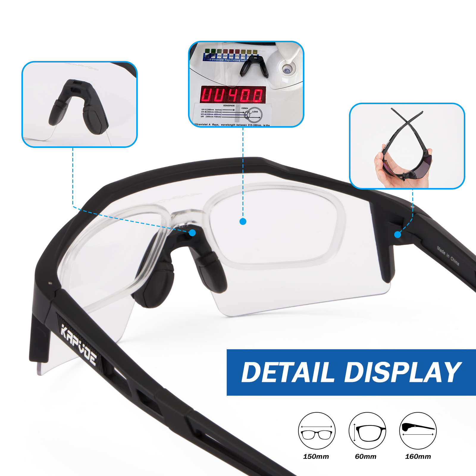 UV400 Sport Eyewear Mountain B - Mountain Biking Sport 评论和价格