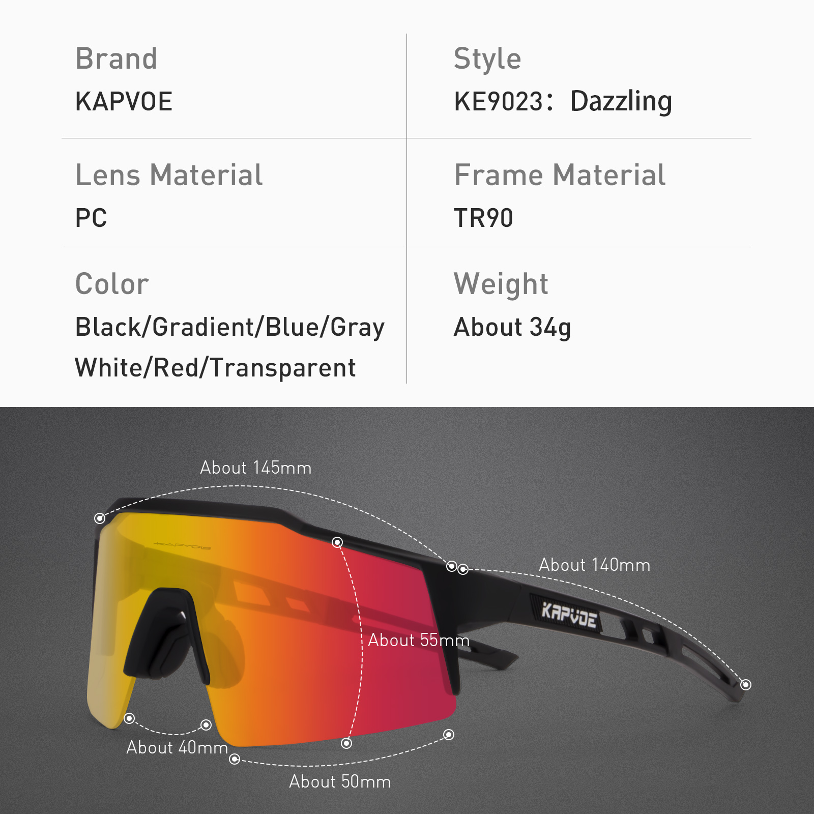 UV400 Sport Eyewear Mountain B - Mountain Biking Sport 评论和价格