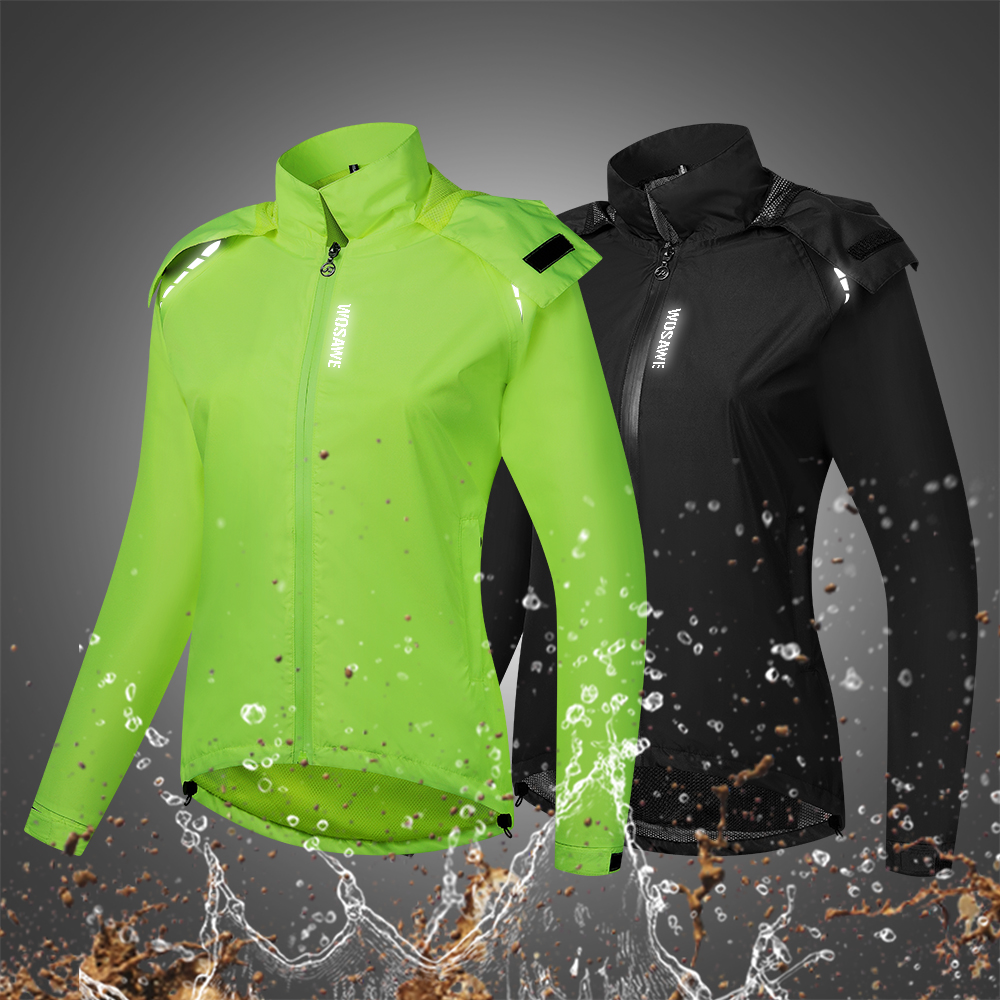 WOSAWE Women's Cycling Rain Ja - Mountain Biking Rain Jacket 评论和价格
