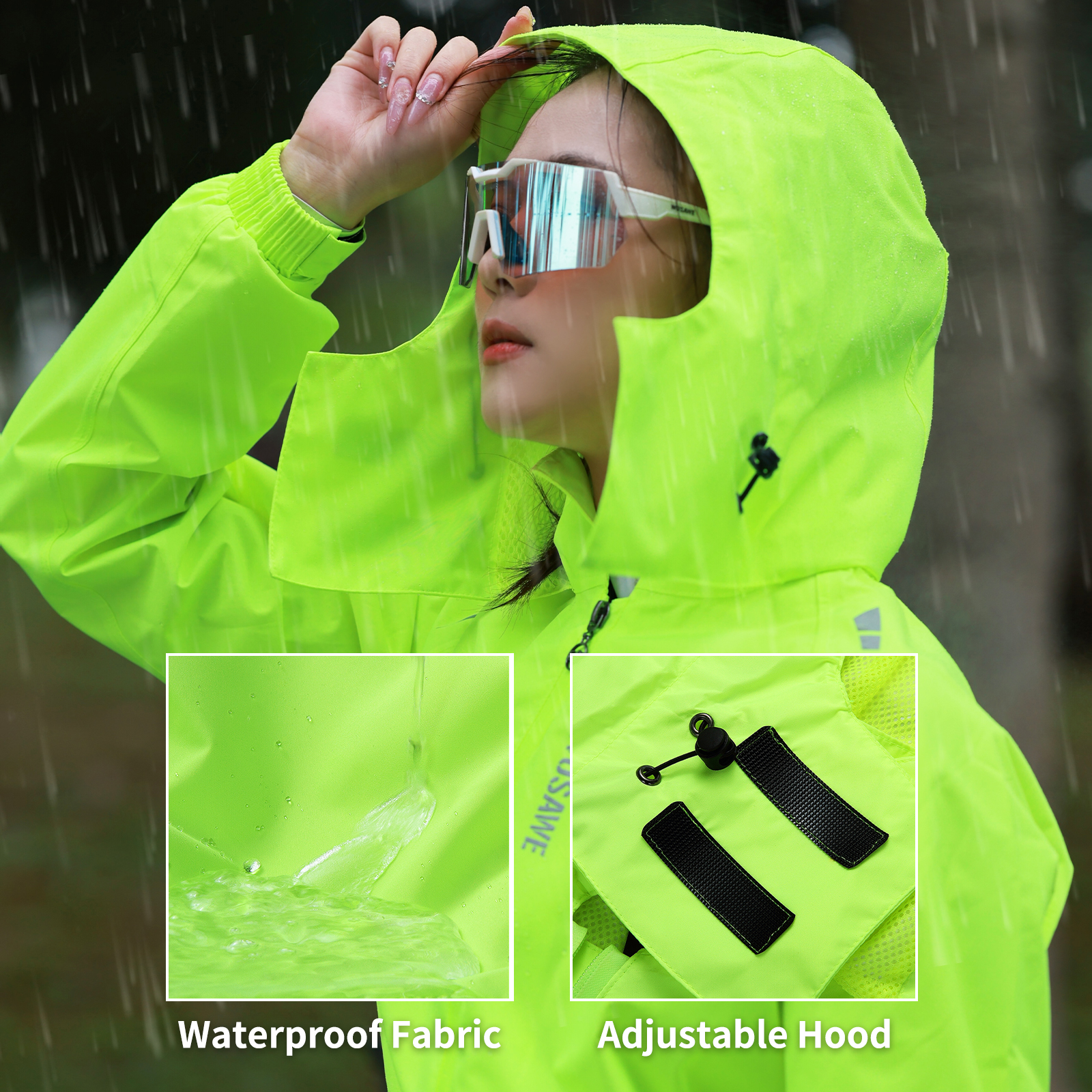 WOSAWE Women's Cycling Rain Ja - Mountain Biking Rain Jacket 评论和价格